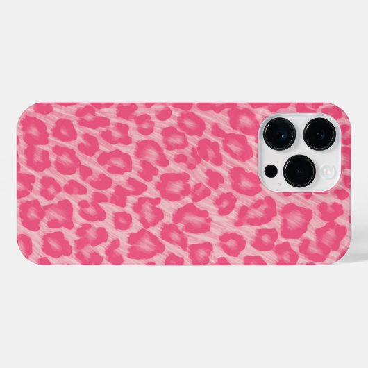 Coque Pour Pour iPhone 14 Pro Max Leopard Blush (Verso Horizontal)
