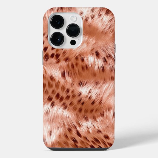 Coque Pour Pour iPhone 14 Pro Max Léopard rose rose (Verso)