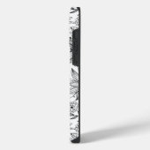 Coque Pour Pour iPhone 14 Pro Max Libellule et fleurs doodle (Côté gauche)