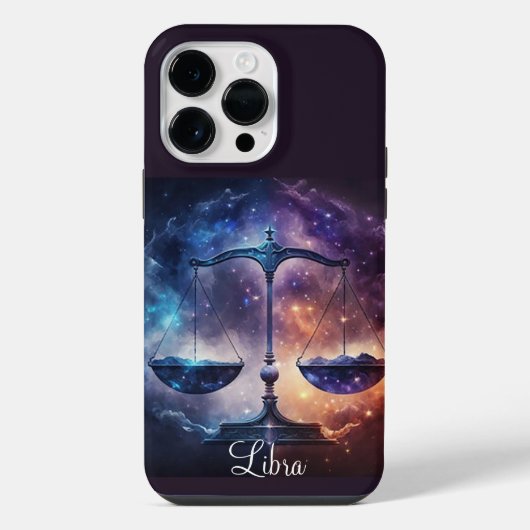 Coque Pour Pour iPhone 14 Pro Max Libra Zodiac (Verso)