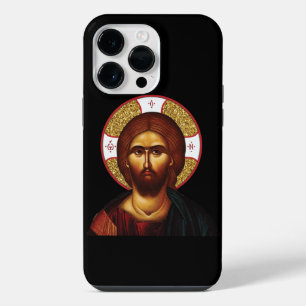 Coque Pour Pour iPhone 14 Pro Max L'icône du visage du Christ saint