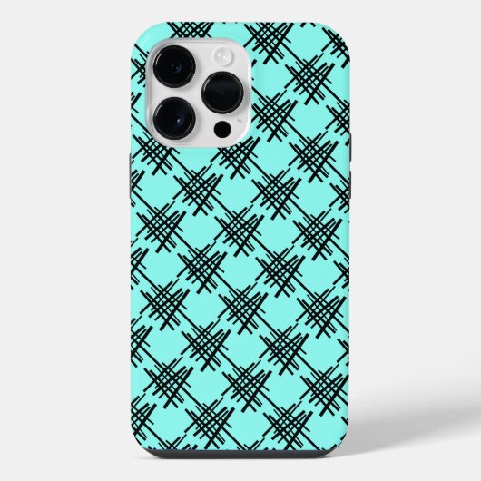 Coque Pour Pour iPhone 14 Pro Max Lignes Rétro (Verso)