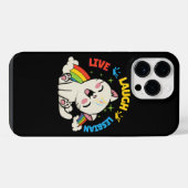 Coque Pour Pour iPhone 14 Pro Max Live Lauder Drapeau Lesbien Rainbow Pride Mois Ki (Verso Horizontal)