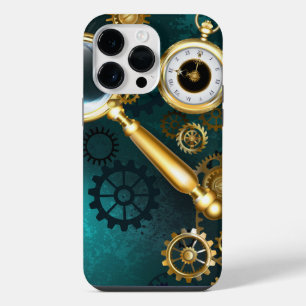 Coque Pour Pour iPhone 14 Pro Max Loupe de style Steampunk