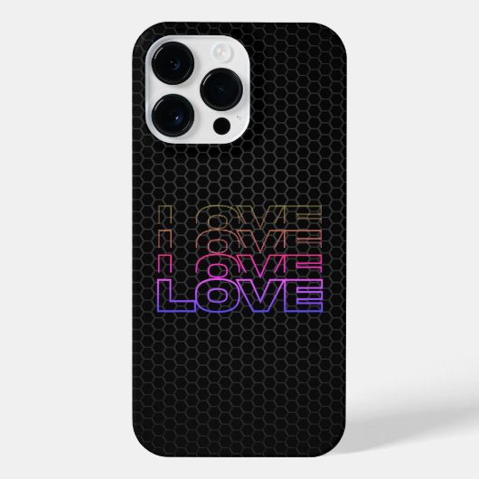 Coque Pour Pour iPhone 14 Pro Max Love - Electro Edition (Verso)