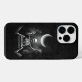 Coque Pour Pour iPhone 14 Pro Max Lune à squelette (Verso Horizontal)
