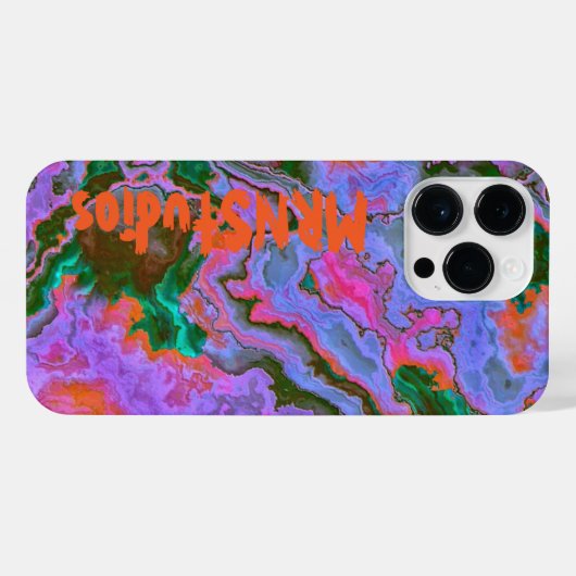 Coque Pour Pour iPhone 14 Pro Max Marbre aigre (Verso Horizontal)