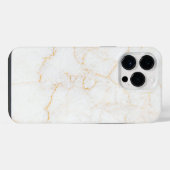 Coque Pour Pour iPhone 14 Pro Max Marbre blanc (Verso Horizontal)