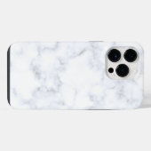 Coque Pour Pour iPhone 14 Pro Max Marbre Blanc Tendance (Verso Horizontal)