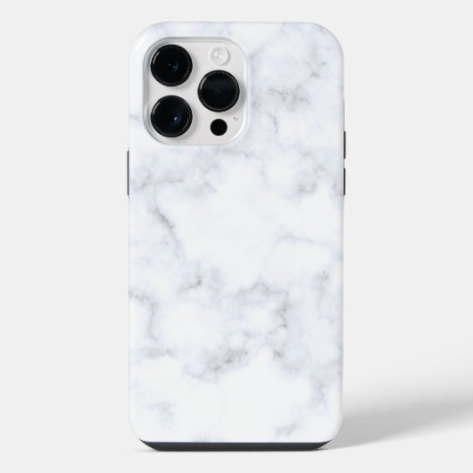 Coque Pour Pour iPhone 14 Pro Max Marbre Blanc Tendance (Verso)