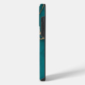 Coque Pour Pour iPhone 14 Pro Max Marbre Moderne Vert Doré (Côté gauche)