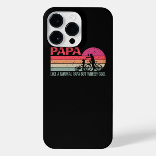 Coque Pour Pour iPhone 14 Pro Max Mens Cycling Papa Wheely Cool Funny Vélo Vintage R