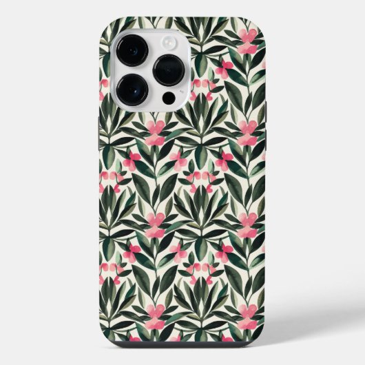 Coque Pour Pour iPhone 14 Pro Max Modèle floral (Verso)
