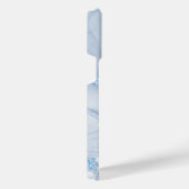 Coque Pour Pour iPhone 14 Pro Max Modern Stone Dusty Blue Marble (Côté droit)