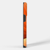 Coque Pour Pour iPhone 14 Pro Max Moderne Abstrait Orange Rouge Vanille Graphique Fr (Côté droit)