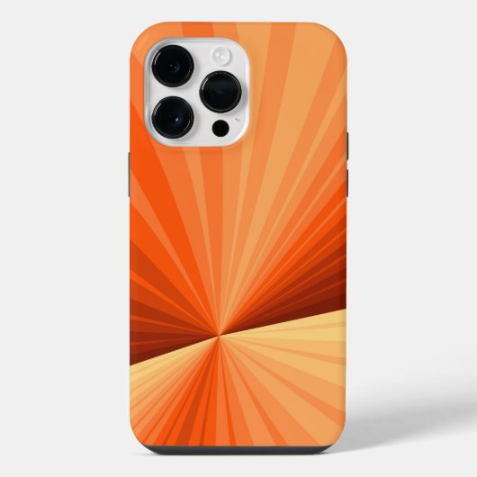 Coque Pour Pour iPhone 14 Pro Max Moderne Abstrait Orange Rouge Vanille Graphique Fr (Verso)