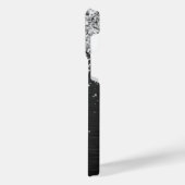 Coque Pour Pour iPhone 14 Pro Max Monogramme à étincelle noire à Parties scintillant (Côté gauche)