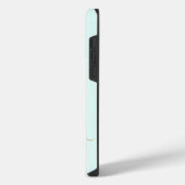 Coque Pour Pour iPhone 14 Pro Max Monogramme Bleu Féminin Écriture Moderne Personnal (Côté gauche)