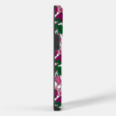 Coque Pour Pour iPhone 14 Pro Max monogramme Fuchsia (Côté droit)