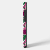 Coque Pour Pour iPhone 14 Pro Max monogramme Fuchsia (Côté gauche)