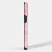 Coque Pour Pour iPhone 14 Pro Max Monogramme Initial Aquarelle Rose (Côté droit)