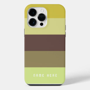 Coque Pour Pour iPhone 14 Pro Max Monogramme personnalisable avec design ColorBlocks