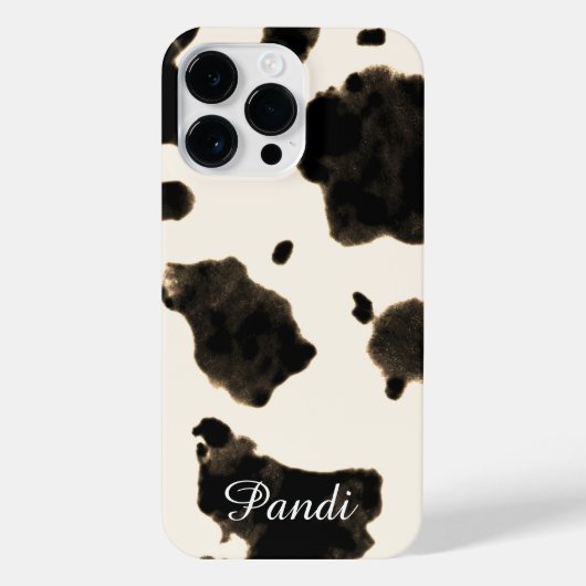 Coque Pour Pour iPhone 14 Pro Max Moo-ve en style : Impression de vache (Verso)