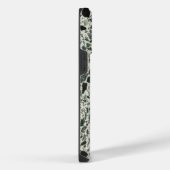 Coque Pour Pour iPhone 14 Pro Max Motif abstrait en terrazzo vert moderne (Côté droit)