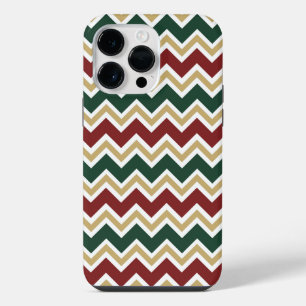Coque Pour Pour iPhone 14 Pro Max Motif Chevron blanc rouge vert