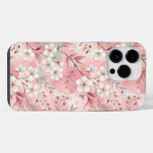 Coque Pour Pour iPhone 14 Pro Max Motif de fleurs Sakura rose (Verso Horizontal)