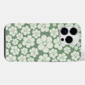 Coque Pour Pour iPhone 14 Pro Max Motif floral - Vert (Verso Horizontal)