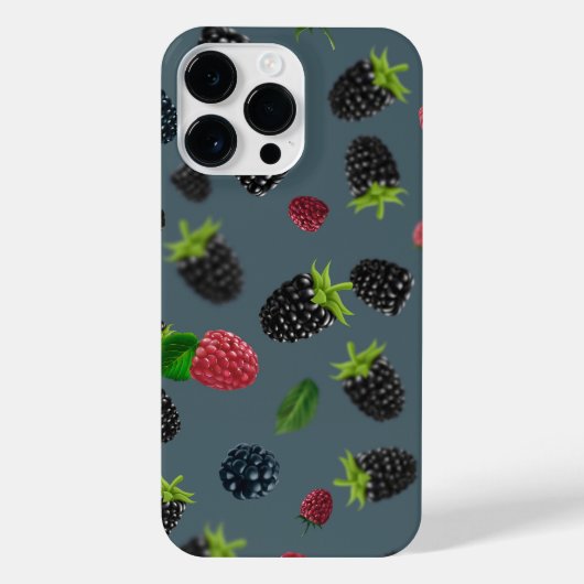Coque Pour Pour iPhone 14 Pro Max Motif framboise 2 (Verso)