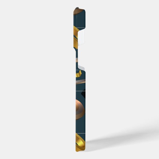 Coque Pour Pour iPhone 14 Pro Max motif géométrique 3D (Côté gauche)