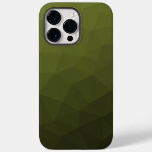 Coque Pour Pour iPhone 14 Pro Max Motif géométrique du maillage vert de l'Armée