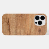 Coque Pour Pour iPhone 14 Pro Max Motif géométrique en bois moderne coque iphone (Verso Horizontal)