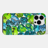Coque Pour Pour iPhone 14 Pro Max Motif turquoise (Verso Horizontal)