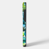 Coque Pour Pour iPhone 14 Pro Max Motif turquoise (Côté gauche)