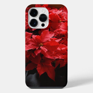 Coque Pour Pour iPhone 14 Pro Max Noël Poinsettias Rouge