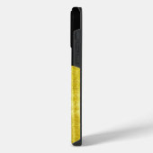 Coque Pour Pour iPhone 14 Pro Max Noir à panneau or (Côté gauche)
