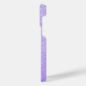 Coque Pour Pour iPhone 14 Pro Max Nom monogrammé pailleté élégant (Côté gauche)