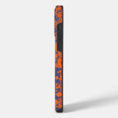 Coque Pour Pour iPhone 14 Pro Max nom style surf bleu orange (Côté gauche)