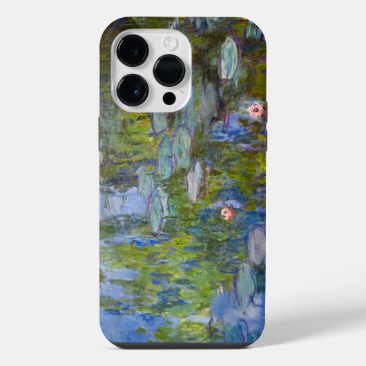Coque Pour Pour iPhone 14 Pro Max Nymphéas de Claude Monet (Verso)