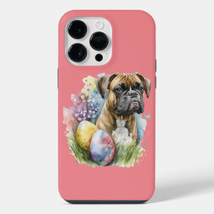 Coque Pour Pour iPhone 14 Pro Max Œuf de Pâques Boxer Joyeux, Joyeuses Pâques Boxer