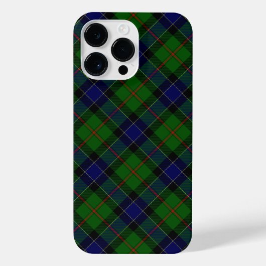 Coque Pour Pour iPhone 14 Pro Max Ogilvie tartan bleu vert plaid iPhone (Verso)