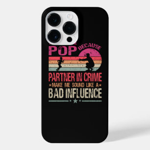 Coque Pour Pour iPhone 14 Pro Max On M'Appelle Pop Parce Qu'On Est Partenaire Dans L