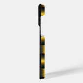 Coque Pour Pour iPhone 14 Pro Max Or noir en latte dorée (Côté gauche)