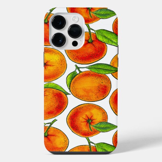 Coque Pour Pour iPhone 14 Pro Max Oranges (Verso)