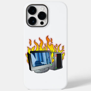 Coque Pour Pour iPhone 14 Pro Max Ordinateur Fire iPhone / coque ipad
