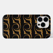 Coque Pour Pour iPhone 14 Pro Max Ornementation dorée (Verso Horizontal)
