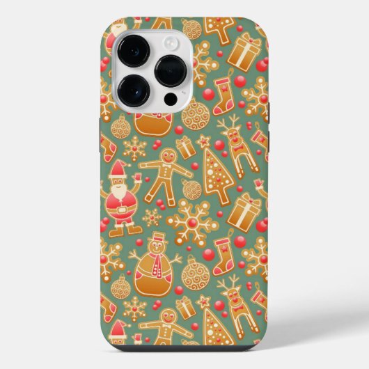 Coque Pour Pour iPhone 14 Pro Max Pain d'épices/biscuits/Noël (Verso)